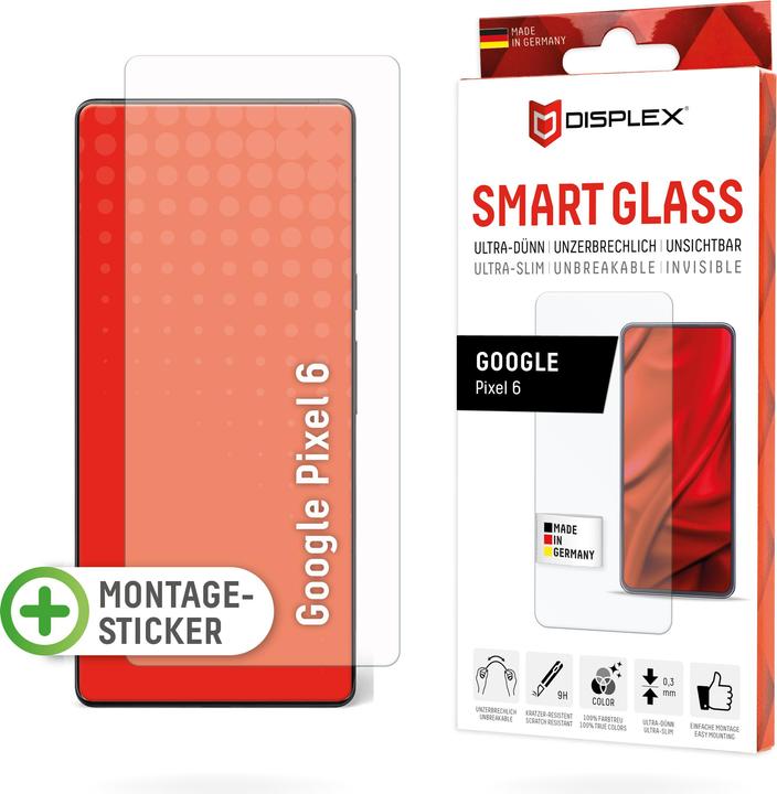 Produktbild Displex Smart Glass (1 Stück, Google Pixel 6)