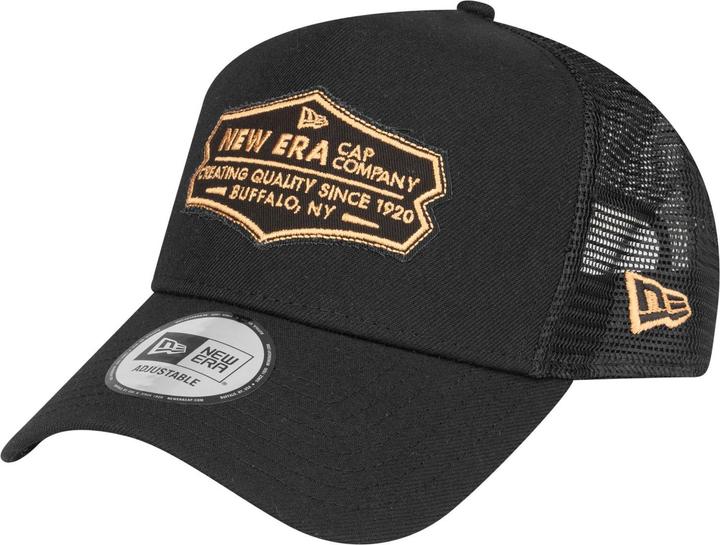 Image du produit New Era Adjustable Trucker Cap - RETRO PATCH noir / khaki (Taille unique)