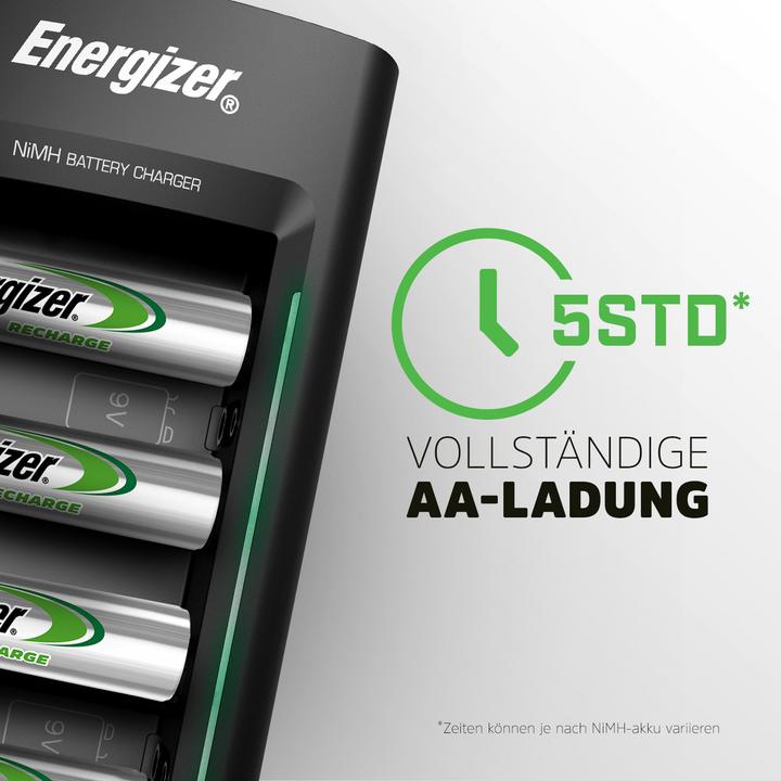 Produktbild Energizer Recharge Universal (1 Stk., D, AAA, AA, 9V Block, 2300 mAh, Ladegerät ohne Akku)