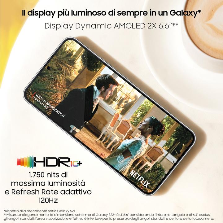 Productafbeelding Samsung Galaxy S22+ (256 GB, Groen, 6.60", Dubbele SIM, 50 Mpx, 5G)