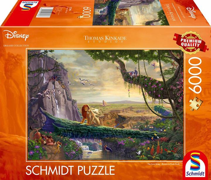 Produktbild Schmidt Spiele The Lion King Return to Pride Rock (6000 Teile)