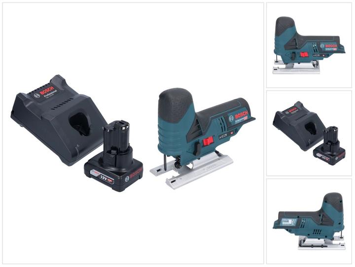 Actual product image Bosch Professional Bosch GST 12V-70 Professional battery jigsaw 12 V 70 mm + 1x battery 6.0 Ah + charger