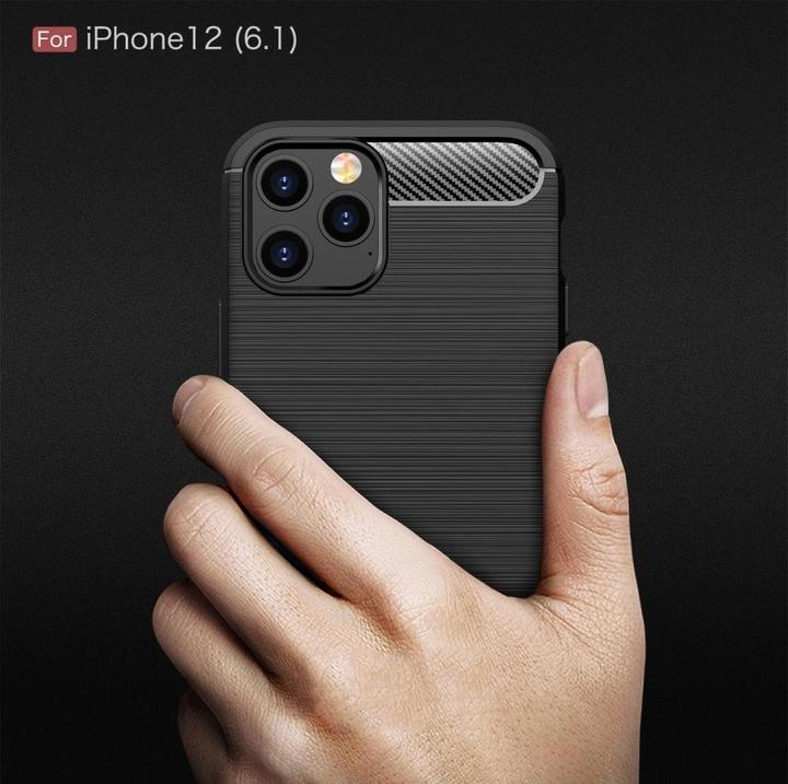 Immagine prodotto Screenguard Cassa in carbonio spazzolato (Apple iPhone 12)