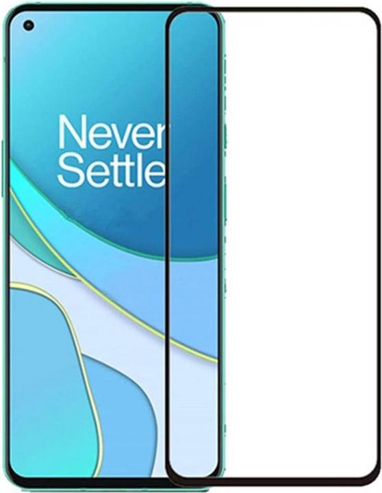 Actual product image Screenguard OnePlus 8T Full Screen Protective Glass Film 2.5D 9H (1 Piece, OnePlus 8T)