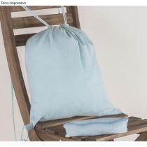 Rayher Turnbeutel mit Kordelzug + Stiftetasche, hellblau