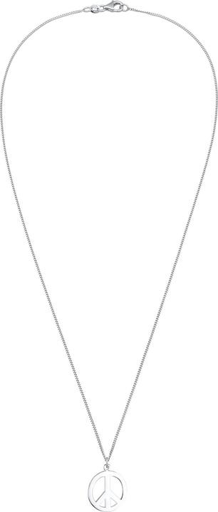 Produktbild Elli Halskette Boho Peace Zeichen 925 Sterling Silber (925er Sterling Silber, 45 cm)