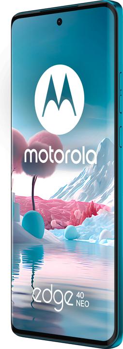 Actual product image Motorola Edge 40 Neo (256 GB, Caneel Bay, 6.55", SIM + eSIM, 50 Mpx, 5G)