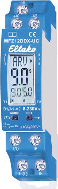 Actual product image Eltako Multifunction time relay Functions changeover contact potential-free