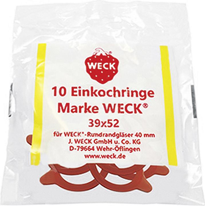 Immagine prodotto Weck 10 pezzi. Anelli di conservazione RR40 39x52 (10 pz., 0.36 l)