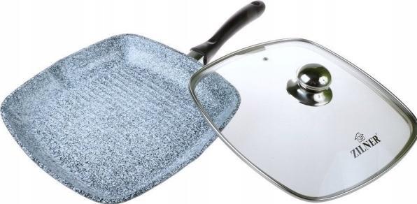 Produktbild Zilner GRILLPFANNE 24 CM MARMOR UND KERAMIK STONETEC ZL-7067 (Bratpfanne, Aluminiumguss)