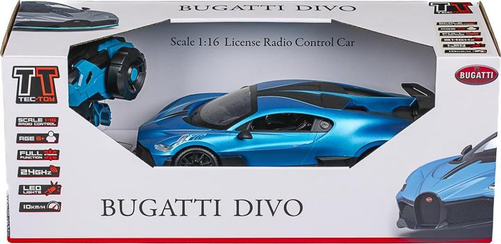 Actual product image Tec-Toy Bugatti Divo R/C 1:16, 2,4GHz, blue