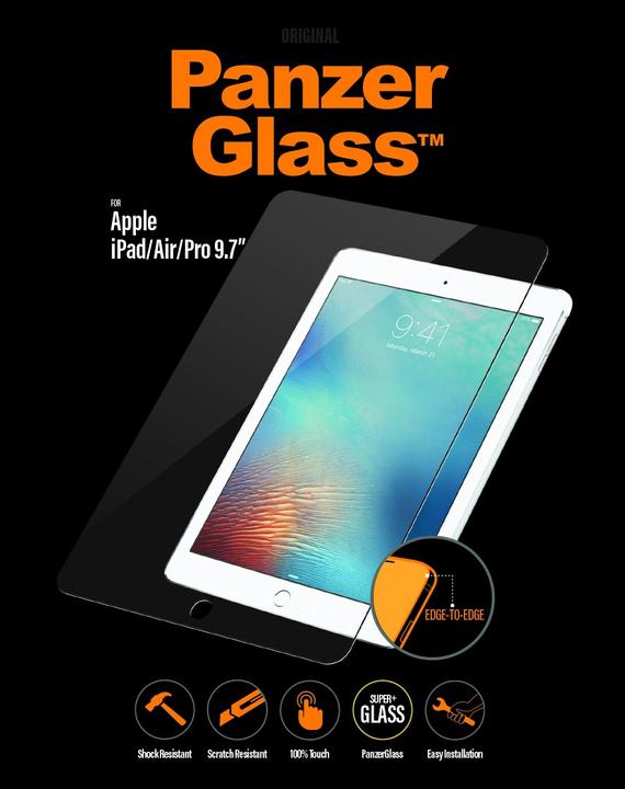 Immagine prodotto PanzerGlass Reale (1 Pezzo/i, iPad Pro 9.7 2016 (1. Gen), iPad (5° gene), iPad 2018 (6° gene), iPad Air, iPad Air 2014 (2. Gen))