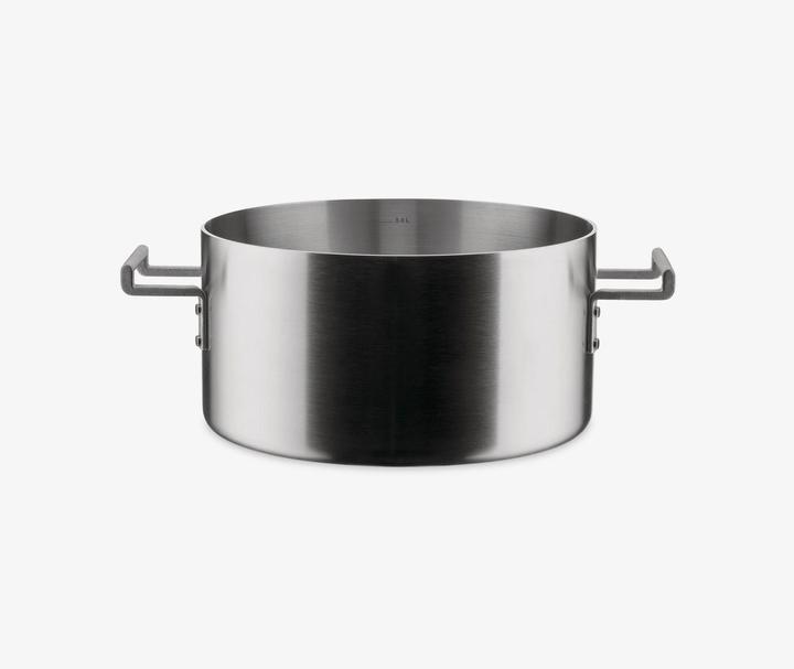 Image du produit Alessi Marmite à légumes CONVIVIO argentée (24 cm, Casserole, Aluminium, Acier)