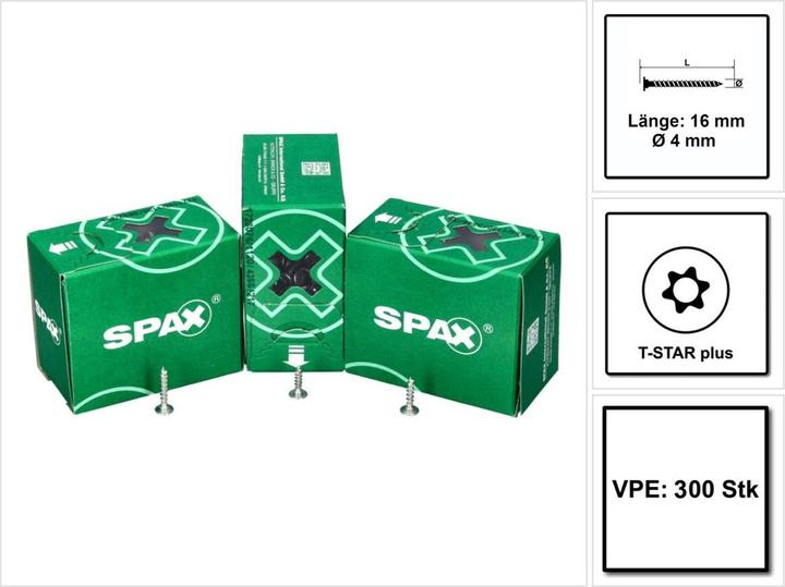 Actual product image Spax Back wall screws (300 Screws per piece)