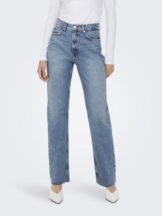 Immagine prodotto Only OnlRiley Life Jeans a vita alta dritti aderenti Jeans a vita dritta (W30/L32)