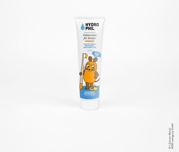 Produktbild Hydrophil Zahncreme für Kinder Aprikose mit Fluorid (75 ml)