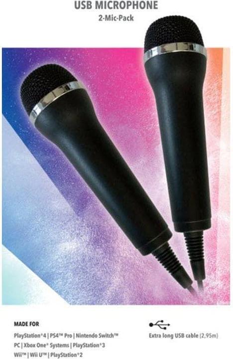 Actual product image Deep Silver Karaoke Microphones for Playstation, Xbox, Switch