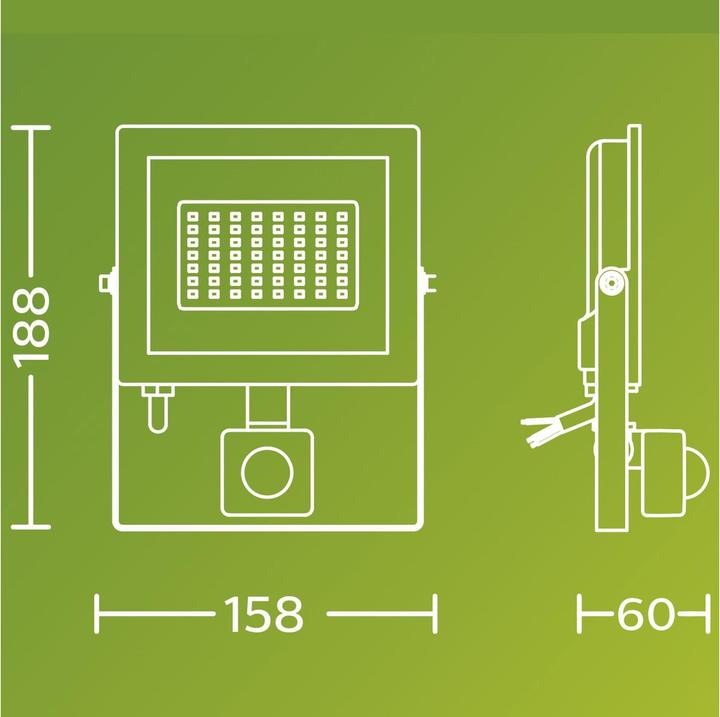 Image du produit Philips Outdoor Flutlicht Lois (2700 lm, IP65)
