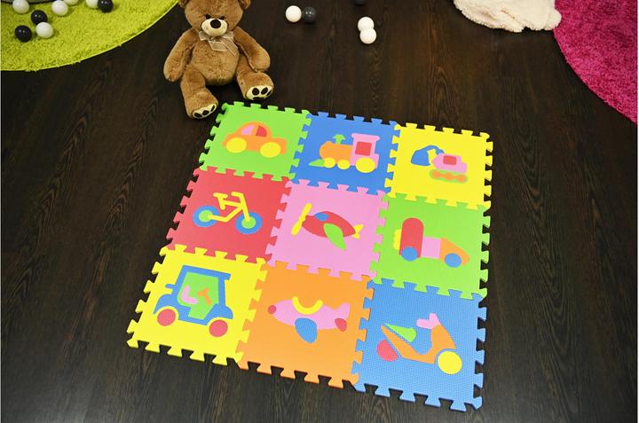 Produktbild Knorrtoys Puzzlematte - "Fahrzeuge"/10-tlg./32 cm (32 x 32 cm)