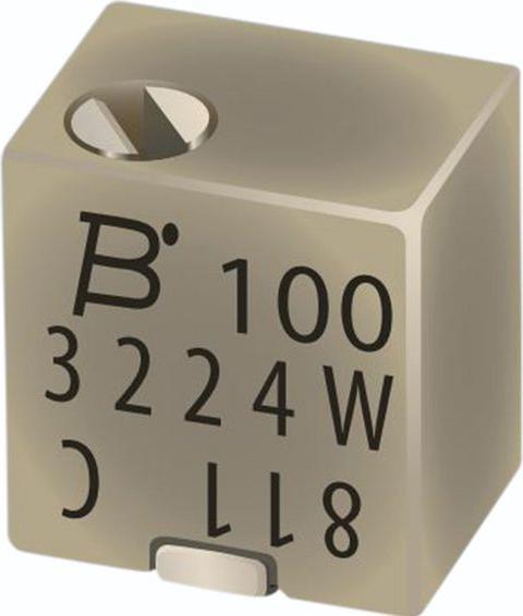 Produktbild Bourns Trimmpotentiometer 100Ohm 250mW