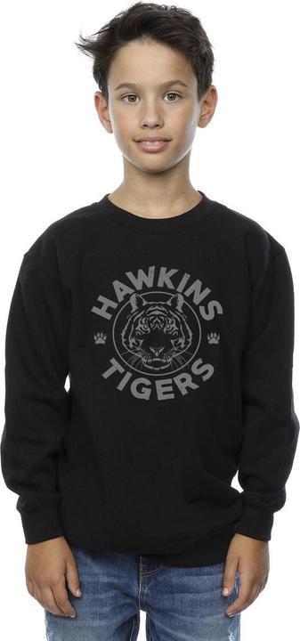 Immagine prodotto Netflix Stranger Things Hawkins Grey Tiger Felpa Ragazzi (128)