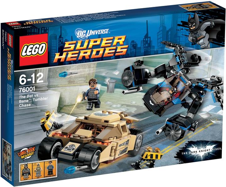 Actual product image LEGO Super Heroes Batman vs. Bane : Chase in the Tumbler (76001, LEGO DC)