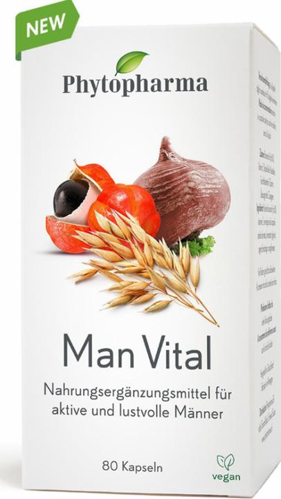 Image du produit Phytopharma Man Vital (80 pièce(s), Capsules, 76 g)