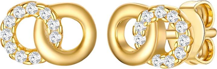 Produktbild Rafaela Donata Damen Kreise Sterling Silber Zirkonia Gelbgold - 33758 (Sterling Silber)
