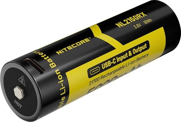 Immagine prodotto Nitecore NL2150RX (1 pz., 21700, 5000 mAh)