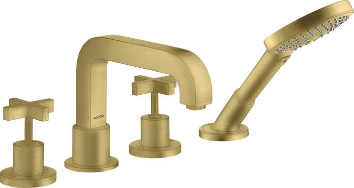 Actual product image Axor Citterio 4-hole bath rim fitting with cross handles