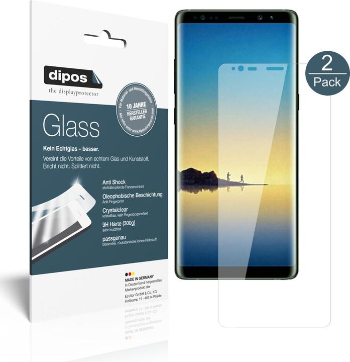 Produktbild Dipos Displayschutz Anti-Shock (2 Stück, Samsung Galaxy Note 8)