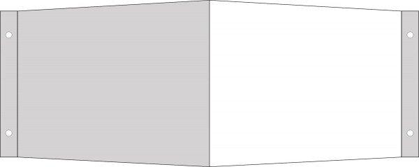 Image du produit Everglow Signal de secours Panneau d'angle vierge 20x20cm Alu