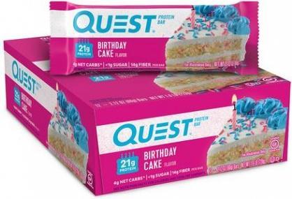 Actual product image Quest Nutrition Bar (Birthday cake, 1 pcs., 720 g)