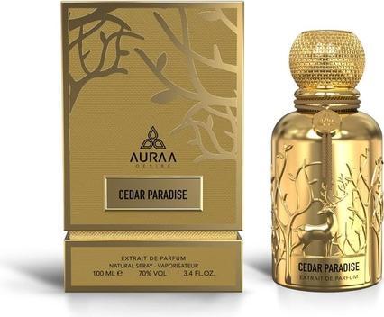 Produktbild Auraa Desire Cedar Paradise Extrait Parfüm 100ml von - Starker würziger frischer Duft für Männer - (Eau de Parfum, 100 ml)