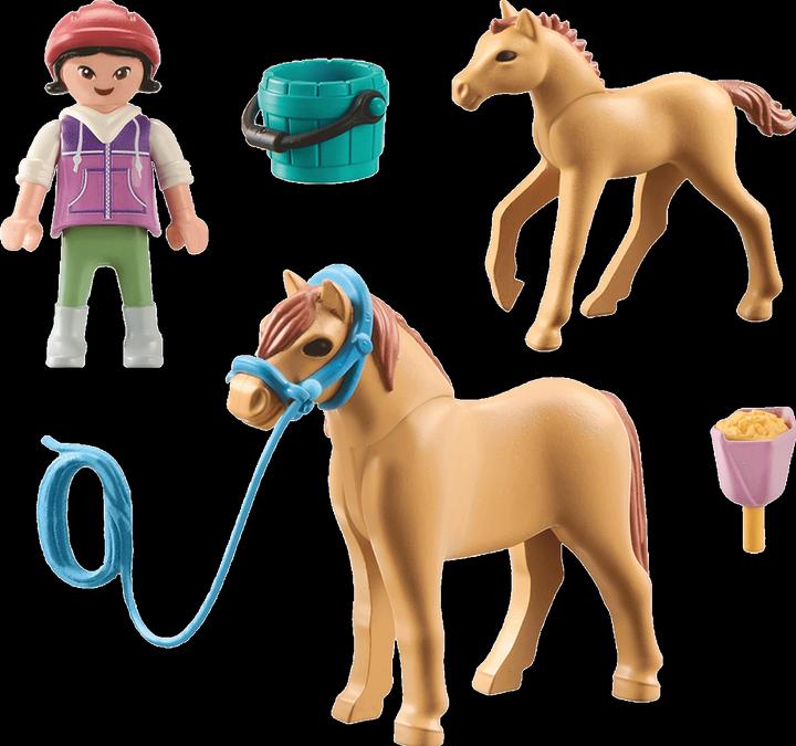 Actual product image Playmobil Child with pony and foal (71498, Playmobil Horses of Waterfall)