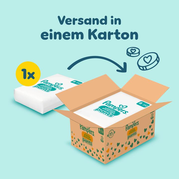 Produktbild Pampers Premium Protection Pants (Gr. 6, Monatsbox, 132 Stück)