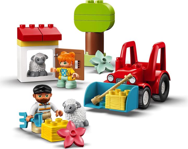 Actual product image LEGO Tractor and animal care (10950)