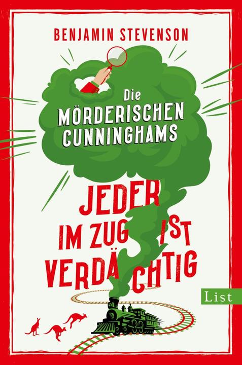 Produktbild Die mörderischen Cunninghams. Jeder im Zug ist verdächtig (Die mörderischen Cunninghams 2) (Deutsch, Stevenson, Benjamin, 2025)