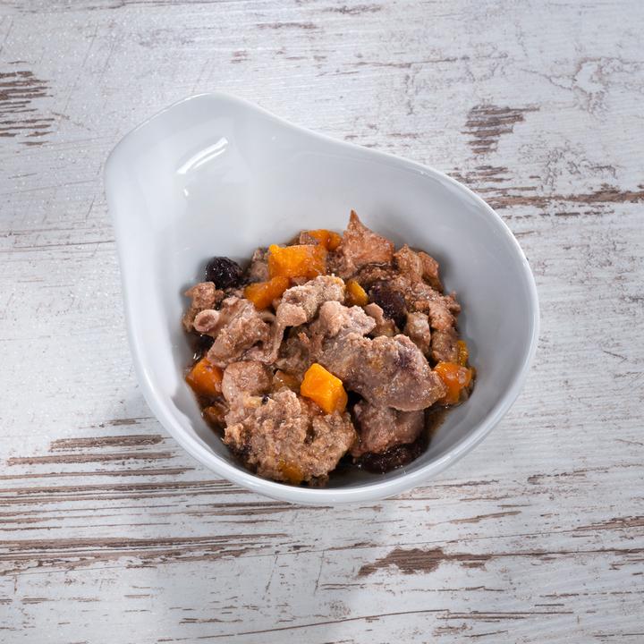 Immagine prodotto Wildes Land Cibo umido al ragù di anatra e tacchino 6 x 180 g (Adulto, 6 pz., 1080 g)