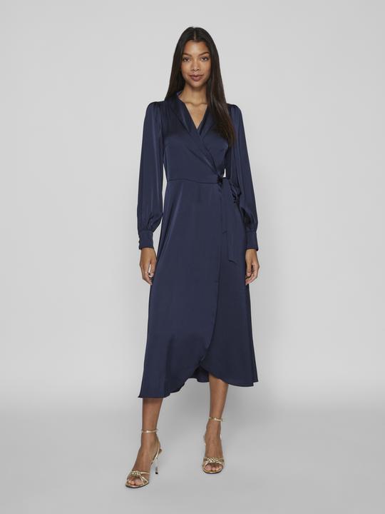 Produktbild Vila Langärmeliges Midi Wickelkleid (36)