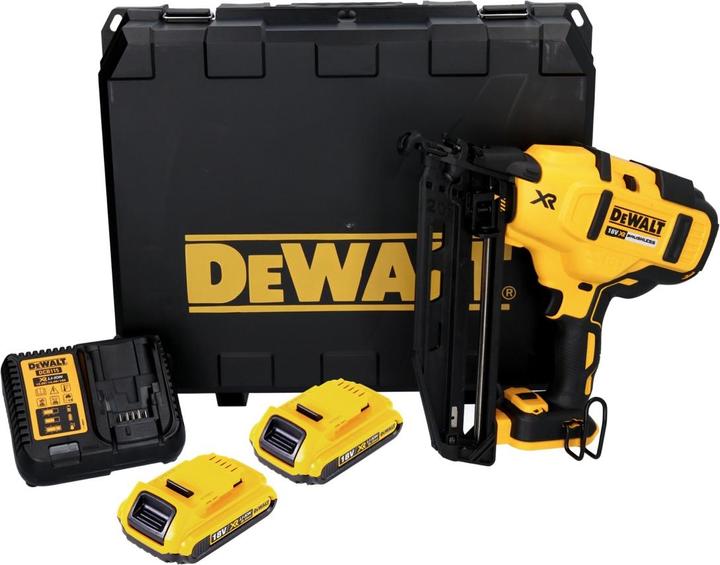 Actual product image DeWalt NAILER 18V 16Ga 32-63mm 2 x 2.0Ah LI-ION BRUSHLES DCN660D2