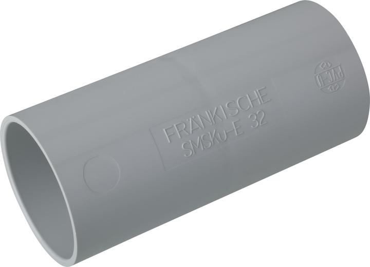 Produktbild Fränkische Rohrwerke Kunststoff-Steckmuffe SMSKu-E, Ã˜ mm - Zoll 25 mm, grau