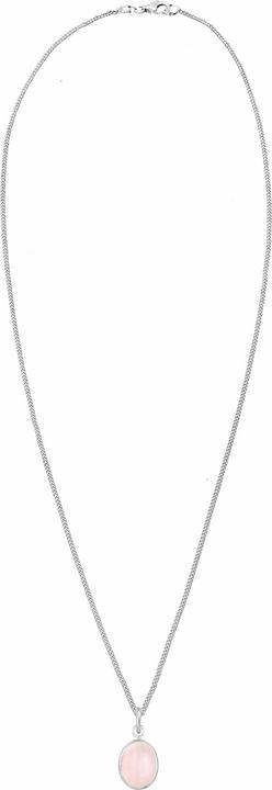 Produktbild Elli mit Rosenquarz Anhänger (Sterling Silber, 45 cm)