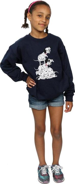 Actual product image Disney Girls 101 Dalmatians Chair Sweatshirt (128)