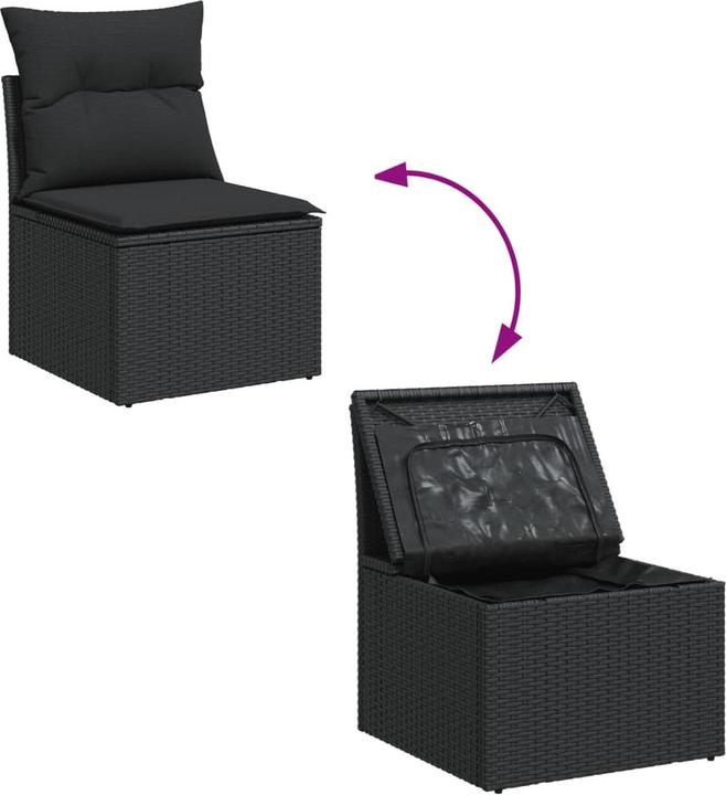 Produktbild VidaXL 10-tlg. Garten-Lounge-Set mit Kissen