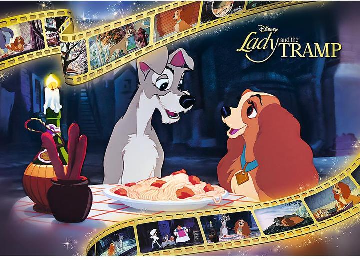 Actual product image Trefl Puzzle Premium Plus 1000 - Disney Susi and Tramp (1000 pieces)