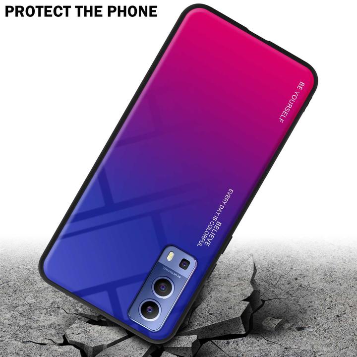 Produktbild Cadorabo TPU 2 Farben Glas Hülle (Vivo Y72 5G, Vivo Y52s 5G)