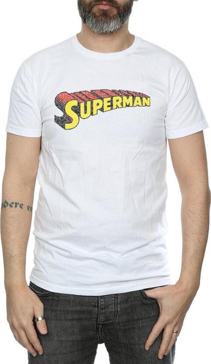 Immagine prodotto Superman Telescopic Crackle Logo Maglietta Uomo (3XL)
