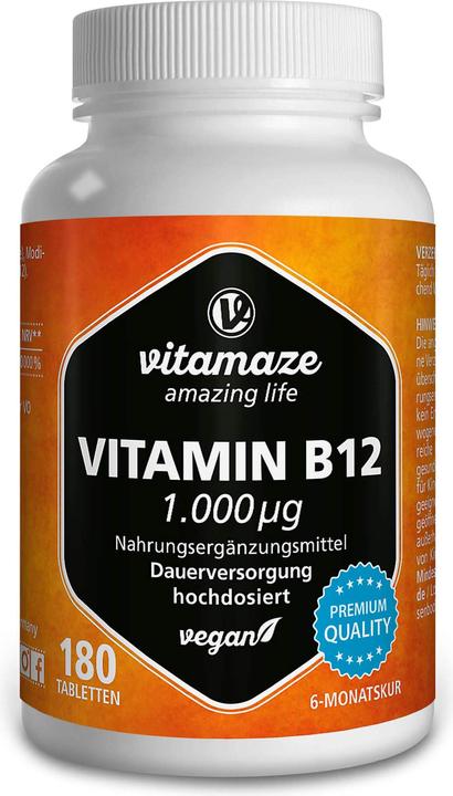 Actual product image Vitamaze Vitamin B12 (180 Piece, Pills, 60 g)
