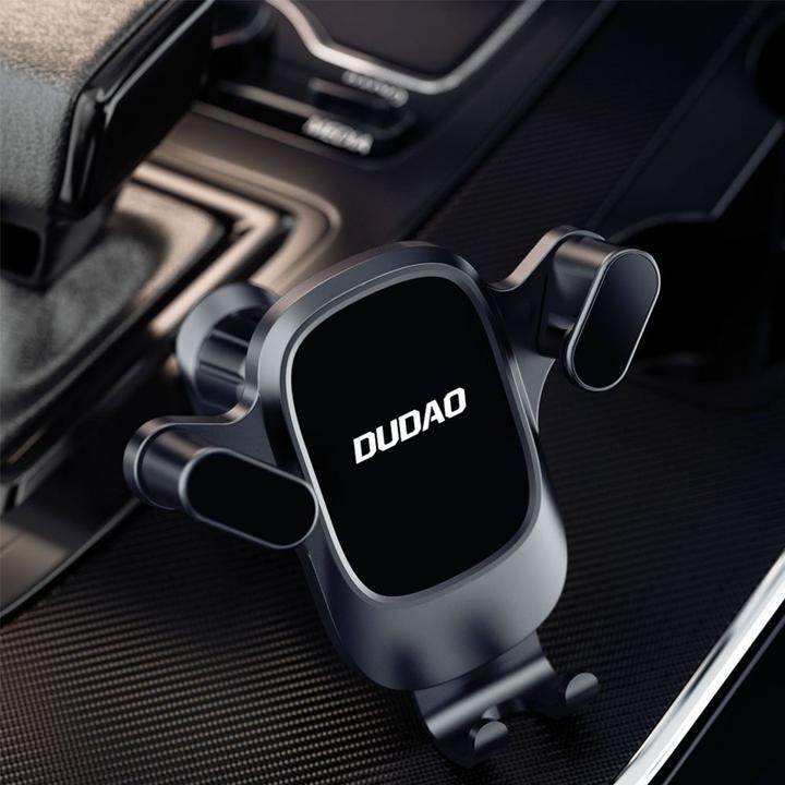 Actual product image Dudao F5Pro air vent car phone holder - black